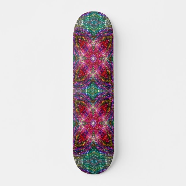 Jewelled Kaleidoscope Skateboards (Front)