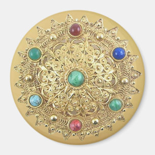Jewelled Medallion Magnet