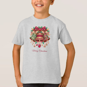 Jewelled Ornate Bells Boy T-Shirt