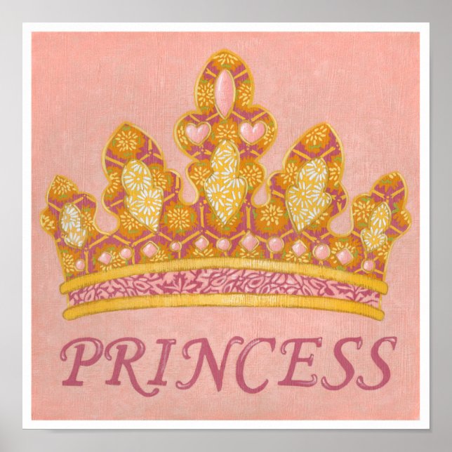 Jewelled Princess Crown by Chariklia Zaris Poster (Front)