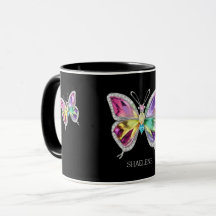Jewelled Rainbow Crystal Butterfly