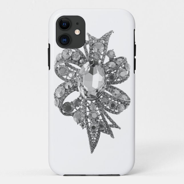 Jewelled & Rhinestone Faux IPhone 5 Case (Back)
