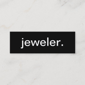 Jeweller Business Card