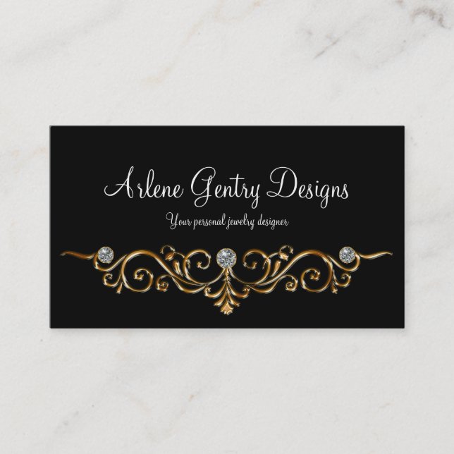 Jeweller Business Cards (Front)