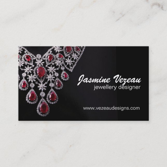 Jeweller Business Cards (Front)