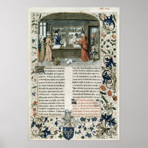Jeweller's Shop, from Lapidaire de Mandeville Poster