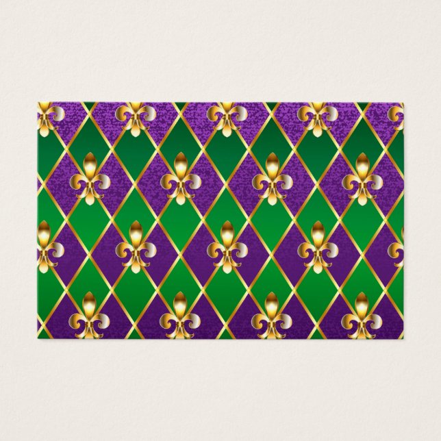 Jewellery Background Mardi Gras (Front)