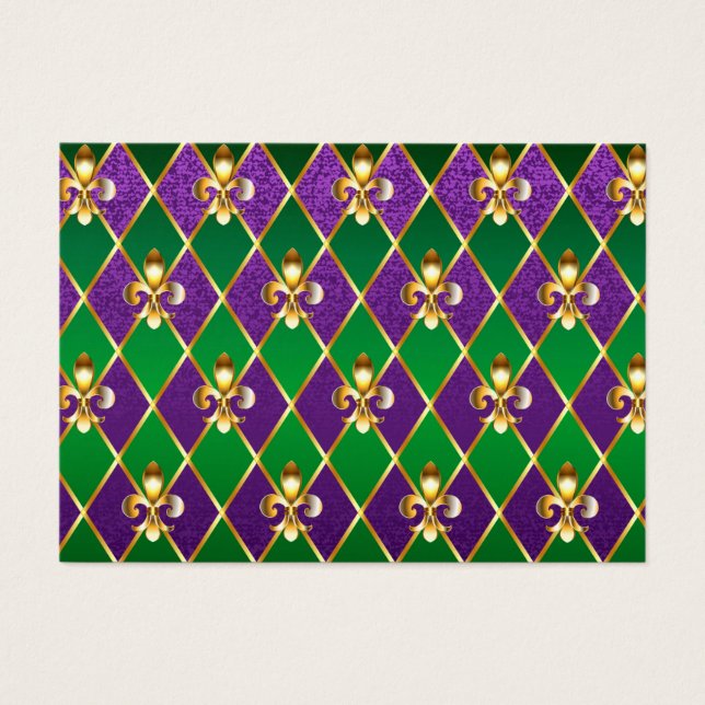 Jewellery Background Mardi Gras (Front)