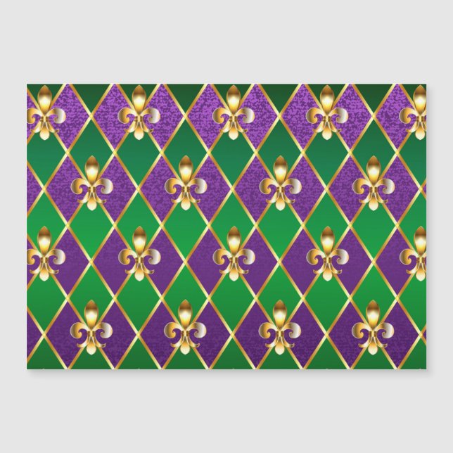 Jewellery Background Mardi Gras (Front)