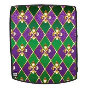 Jewellery Background Mardi Gras Backpack