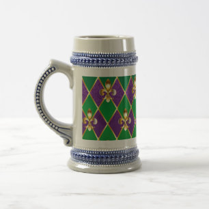 Jewellery Background Mardi Gras Beer Stein
