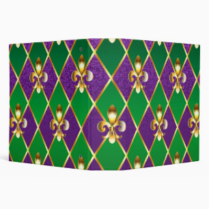 Jewellery Background Mardi Gras Binder