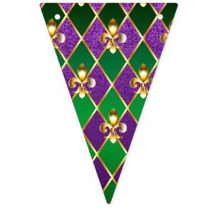 Jewellery Background Mardi Gras Bunting Flags