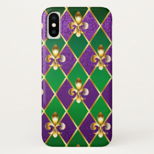 Jewellery Background Mardi Gras Case-Mate iPhone Case