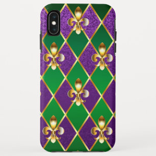 Jewellery Background Mardi Gras iPhone XS Max Case