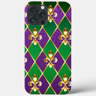 Jewellery Background Mardi Gras iPhone 13 Pro Max Case