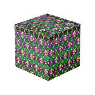 Jewellery Background Mardi Gras Cube