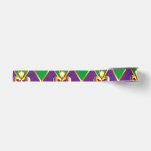 Jewellery Background Mardi Gras Grosgrain Ribbon