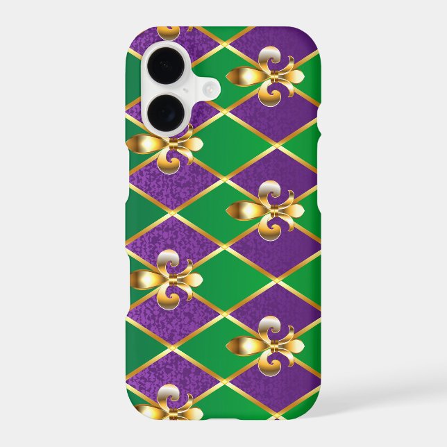 Jewellery Background Mardi Gras iPhone Case (Back)