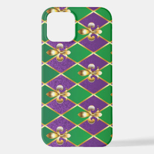 Jewellery Background Mardi Gras iPhone 12 Case