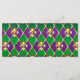 Jewellery Background Mardi Gras Menu