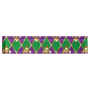 Jewellery Background Mardi Gras Nameplate