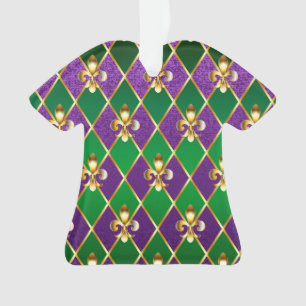 Jewellery Background Mardi Gras Ornament