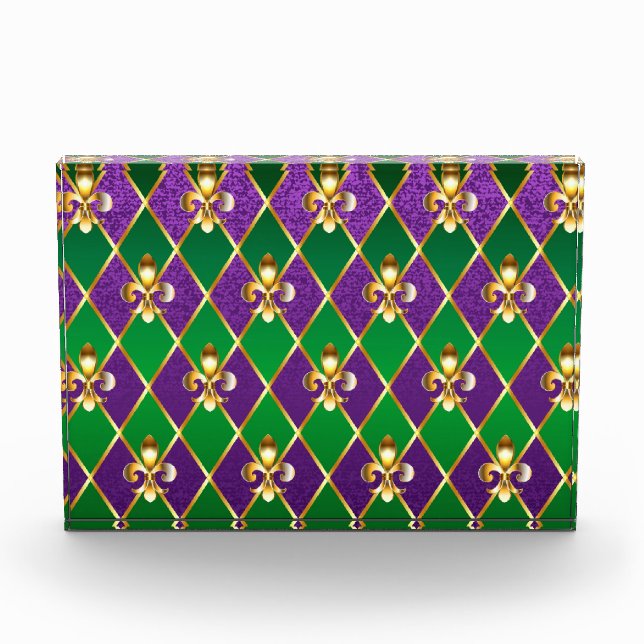 Jewellery Background Mardi Gras Photo Block (Front)