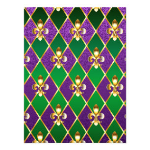 Jewellery Background Mardi Gras Photo Print