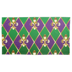 Jewellery Background Mardi Gras Pillowcase