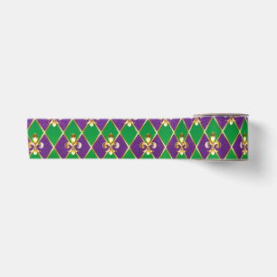 Jewellery Background Mardi Gras Satin Ribbon