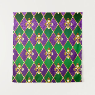 Jewellery Background Mardi Gras Tapestry
