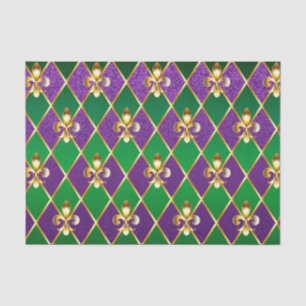 Jewellery Background Mardi Gras Tissue Paper