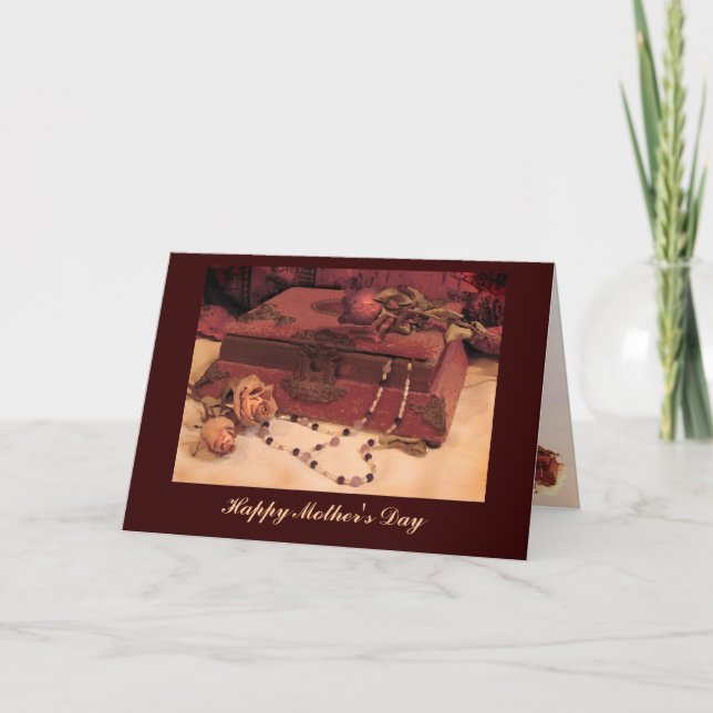 Jewellery Box Mothers Day Card (Front)