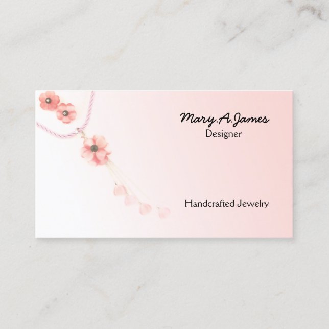 Jewellery  Business Cards (Front)