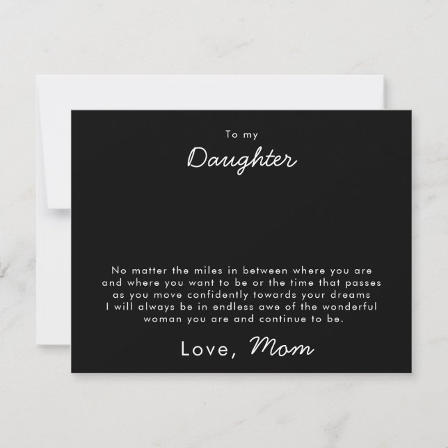 Jewellery Card to Daughter  (Front)