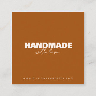 Jewellery Care Card, Order Insert, Care Instructi Square Business Card