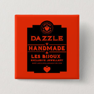 Jewellery Creator 2 Inch Square Button