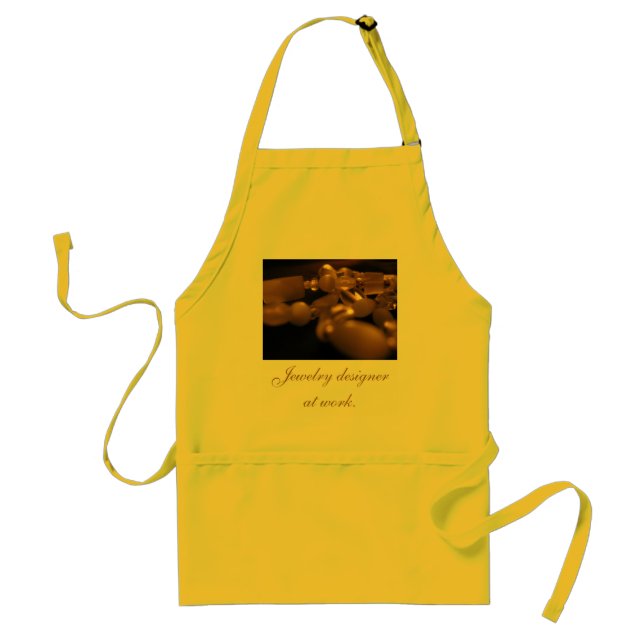 "Jewellery Designer at Work." Standard Apron (Front)