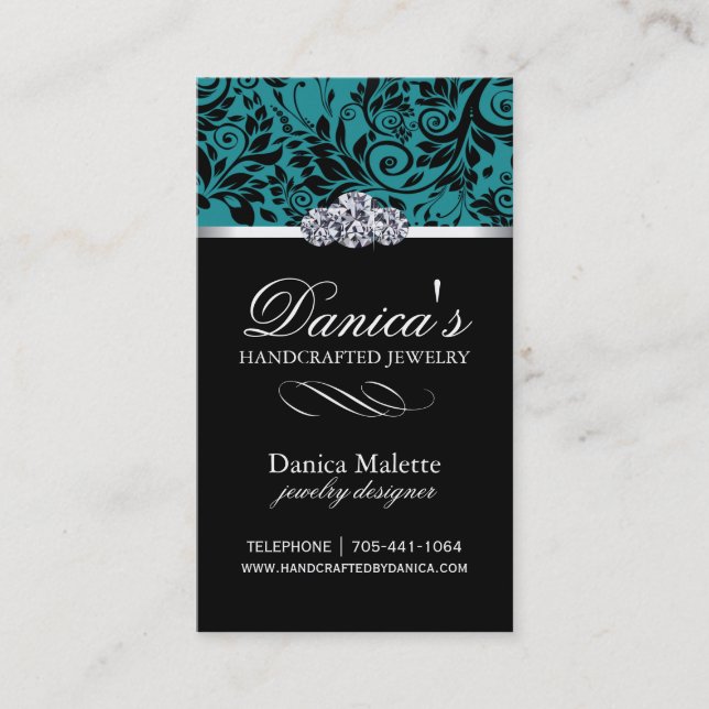 Jewellery Designer Business Cards (Front)