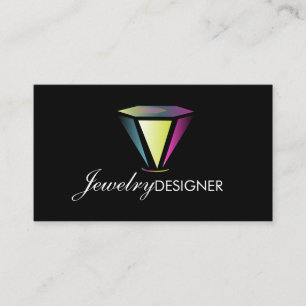 Jewellery Designer Gem Crystal Business Card