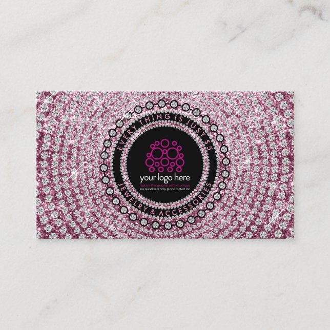 Jewellery Diamond Business Card (Front)