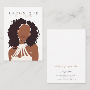 Jewellery Display   Girl Portraits   Abstract Business Card