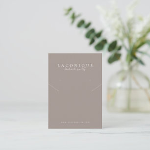 Jewellery Display   Neutral   Minimalistic  Busine Business Card