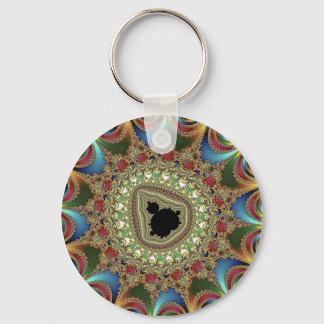 Jewellery Fractal Keychain (Front)