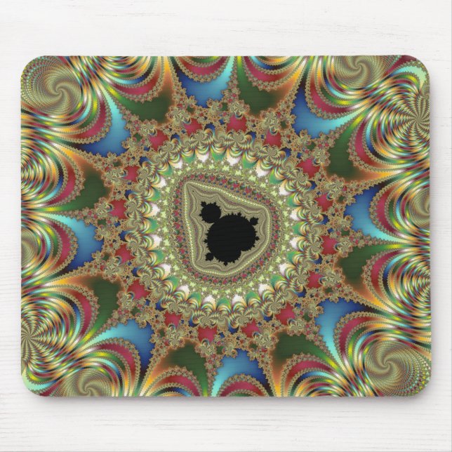 Jewellery Fractal Mouse Pad (Front)