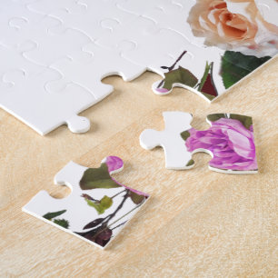 Jewellery Gemstones Monogram Letter V Jigsaw Puzzle