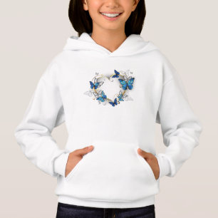 Jewellery Heart with Butterflies Morpho