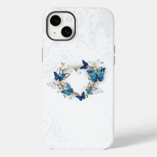 Jewellery Heart with Butterflies Morpho Case-Mate iPhone 14 Plus Case