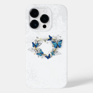 Jewellery Heart with Butterflies Morpho Case-Mate iPhone 14 Pro Case